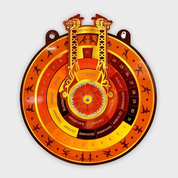 Avatar the Last Airbender Sun Warriors Summer Solstice Perpetual Calendar - Picture 1 of 8